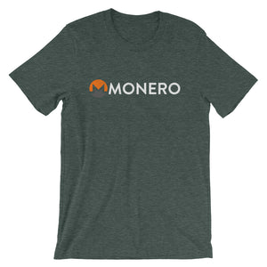 Monero Logo Symbol (Distressed) Short-Sleeve Unisex T-Shirt