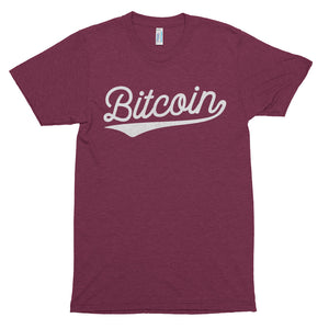 Bitcoin BTC Script Logo Shirt Short sleeve soft t-shirt
