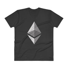 Ethereum Logo (Distressed) V-Neck T-Shirt
