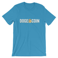 Dogecoin DOGE Distressed Crypto Shirt Short-Sleeve Unisex T-Shirt