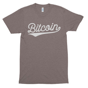 Bitcoin BTC Script Logo Shirt Short sleeve soft t-shirt