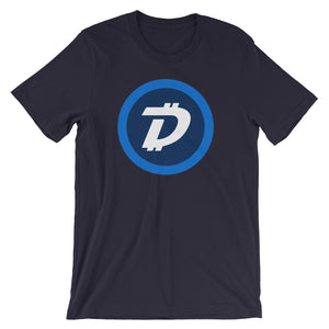 Digibyte DGB Logo Symbol Cryptocurrency Shirt Short-Sleeve Unisex T-Shirt