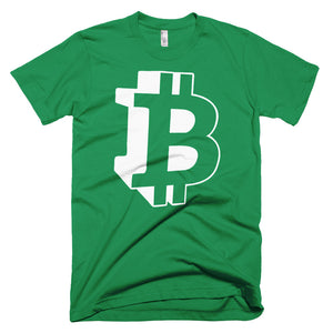 Bitcoin BTC Logo Symbol 3D Short-Sleeve T-Shirt