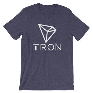 TRON TRX New Logo / Symbol Cryptocurrency Tshirt | Short-Sleeve Unisex T-Shirt