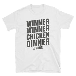 Winner Winner Chicken Dinner Shirt PlayerUnknown's Battlegrounds PUBG Short-Sleeve Unisex T-Shirt