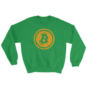 Bitcoin Distressed Logo Sweatshirt