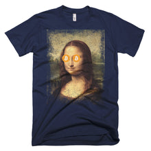 Mona Lisa Bitcoin BTC Funny Shirt Short-Sleeve T-Shirt