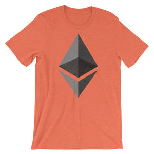 Ethereum Logo (Distressed) Short-Sleeve Unisex T-Shirt
