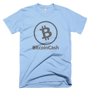 Bitcoin Cash (BCH) Simple Outline Logo Shirt | Short-Sleeve T-Shirt