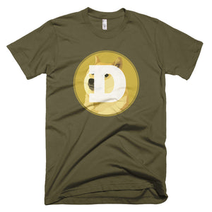 Dogecoin DOGE Crypto Shirt American Apparel Short-Sleeve T-Shirt