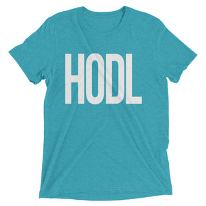 HODL Large Tall Print Bitcoin Cryptocurrency Shirt Short sleeve t-shirt