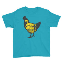 Winner Winner Chicken Dinner Shirt PlayerUnknown's Battlegrounds PUBG Kid's Youth Short Sleeve T-Shirt