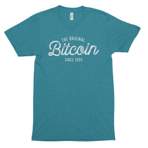 Original Bitcoin Since 2009 BTC Script Logo Shirt Short sleeve soft t-shirt
