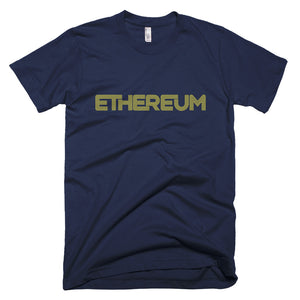 Ethereum ETH Connecting Lines Unique Crypto Short-Sleeve T-Shirt