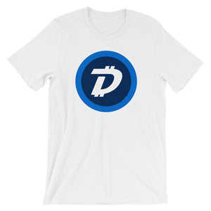 Digibyte DGB Logo Symbol Cryptocurrency Shirt Short-Sleeve Unisex T-Shirt