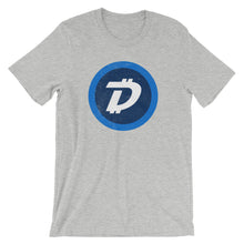 Digibyte DGB Distressed Logo Symbol Cryptocurrency Shirt Short-Sleeve Unisex T-Shirt