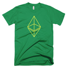 Ethereum ETH Yellow Logo Symbol Crypto Shirt Short-Sleeve T-Shirt