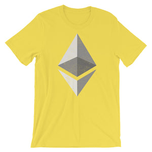 Ethereum Logo (Distressed) Short-Sleeve Unisex T-Shirt