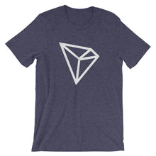 TRON Logo (Vintage Texture) Symbol Cryptocurrency Short-Sleeve Unisex T-Shirt