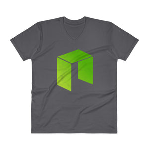 Neo Logo (Distressed) V-Neck T-Shirt