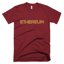 Ethereum ETH Connecting Lines Unique Crypto Short-Sleeve T-Shirt
