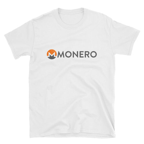 Monero XMR Logo Symbol (Distressed) Short-Sleeve Unisex T-Shirt