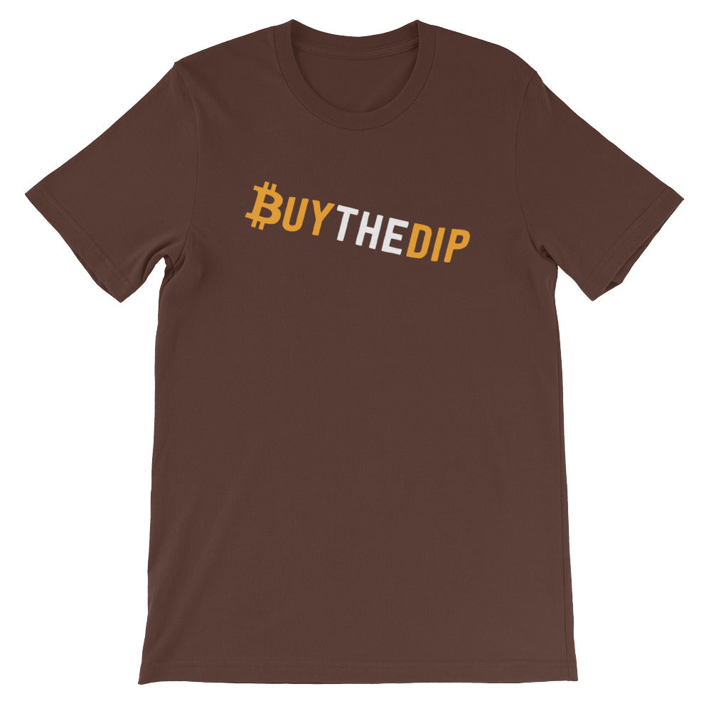 Buy The Dip Bitcoin Short-Sleeve Unisex T-Shirt – Satoshi Gear