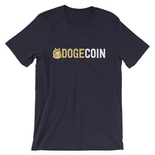 Dogecoin DOGE Distressed Crypto Shirt Short-Sleeve Unisex T-Shirt