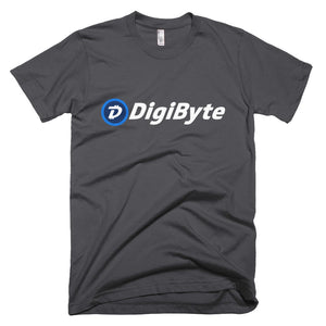 Digibyte DGB Logo Symbol Cryptocurrency Shirt Short-Sleeve T-Shirt American Apparel