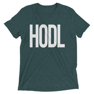 HODL Large Tall Print Bitcoin Cryptocurrency Shirt Short sleeve t-shirt