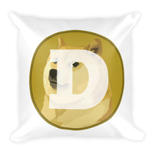 Dogecoin Doge Coin Square Pillow