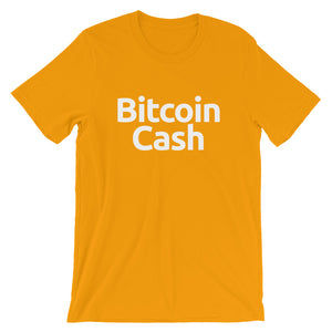 Bitcoin Cash Simple Tshirt | Short-Sleeve Unisex T-Shirt