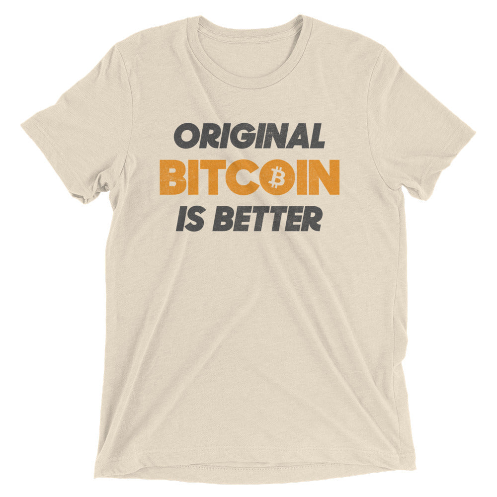 Original Bitcoin Is Better BTC Logo Symbol Shirt Short sleeve t-shirt