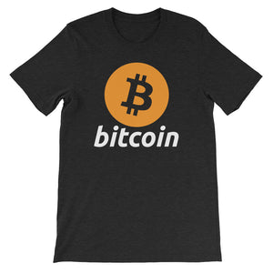Bitcoin Logo Tshirt Classic Design | Black t shirt