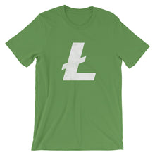 Litecoin L Logo Symbol LTC Crypto Shirt - Short-Sleeve Unisex T-Shirt