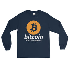 Bitcoin Accepted Here Long Sleeve T-Shirt