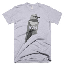 Ravencoin RVN Black Bird Cryptocurrency Shirt (Vintage Look) Short-Sleeve T-Shirt