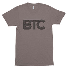 Bitcoin Creative BTC Logo Tshirt - Brown tshirt