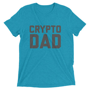 Bitcoin Cryptocurrency "Crypto Dad" Father's Day / Birthday Gift Shirt | Short sleeve t-shirt