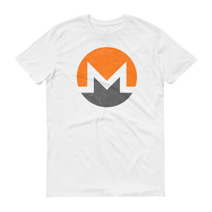 Monero Logo Symbol (Distressed) Short-Sleeve T-Shirt