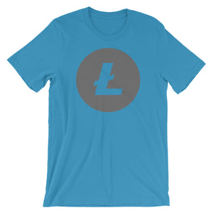 Litecoin Gray Short-Sleeve Unisex T-Shirt