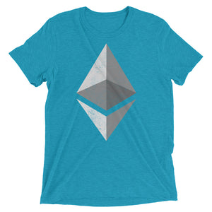 Ethereum Logo (Distressed) Short sleeve t-shirt