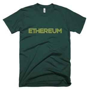 Ethereum ETH Connecting Lines Unique Crypto Short-Sleeve T-Shirt
