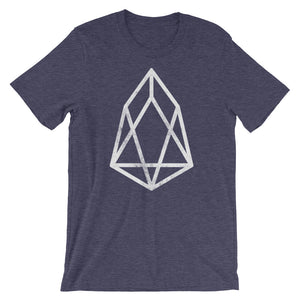 EOS Vintage Look Logo Shirt | Cryptocurrency Short-Sleeve Unisex T-Shirt