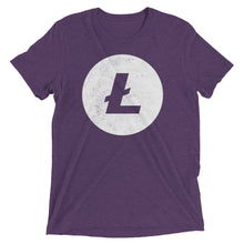 Litecoin Logo (Distressed) Short sleeve t-shirt