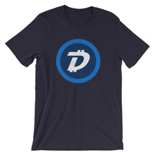 Digibyte DGB Distressed Logo Symbol Cryptocurrency Shirt Short-Sleeve Unisex T-Shirt