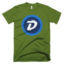 Digibyte DGB Distressed Logo Symbol Cryptocurrency Shirt Short-Sleeve T-Shirt