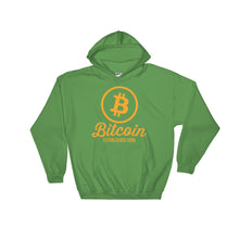 Bitcoin Logo Established 2009 Hoodie | Green Hooded Sweater