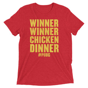 Winner Winner Chicken Dinner Shirt PlayerUnknown's Battlegrounds PUBG Short sleeve t-shirt