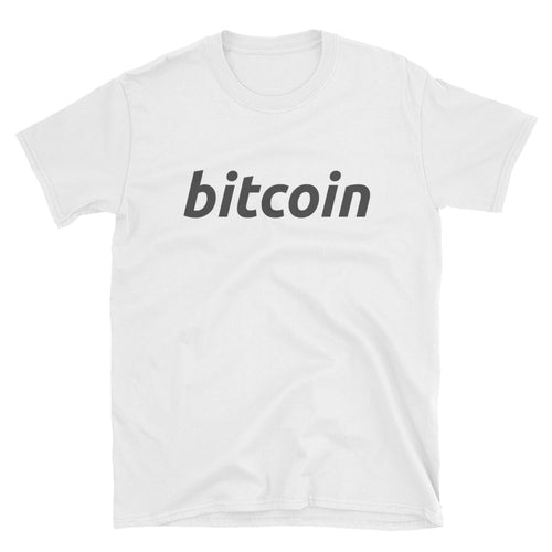 Bitcoin BTC Simple Logo Shirt Short-Sleeve Unisex T-Shirt